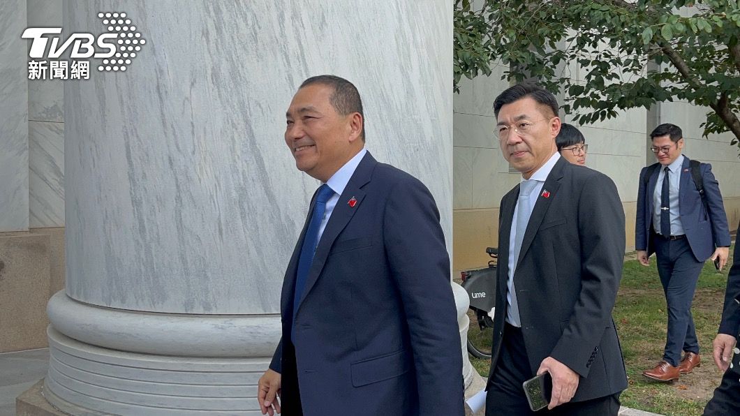 Hou Yu-ih shares ’unique background’ with U.S. officials (TVBS News)
