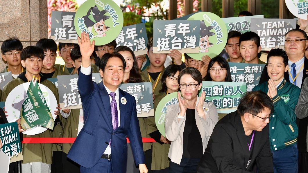 DPP candidates register for 2024 presidential election (Photo courtesy of Hu Jui-chi)