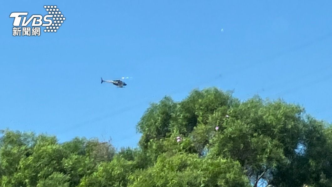 Helicopter cleans Taipower tower; false alarm reported (TVBS News)