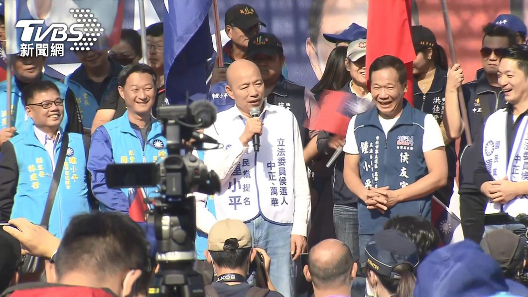 KMT’s Han defends Chinese culture, dares DPP to raze temple (TVBS News)