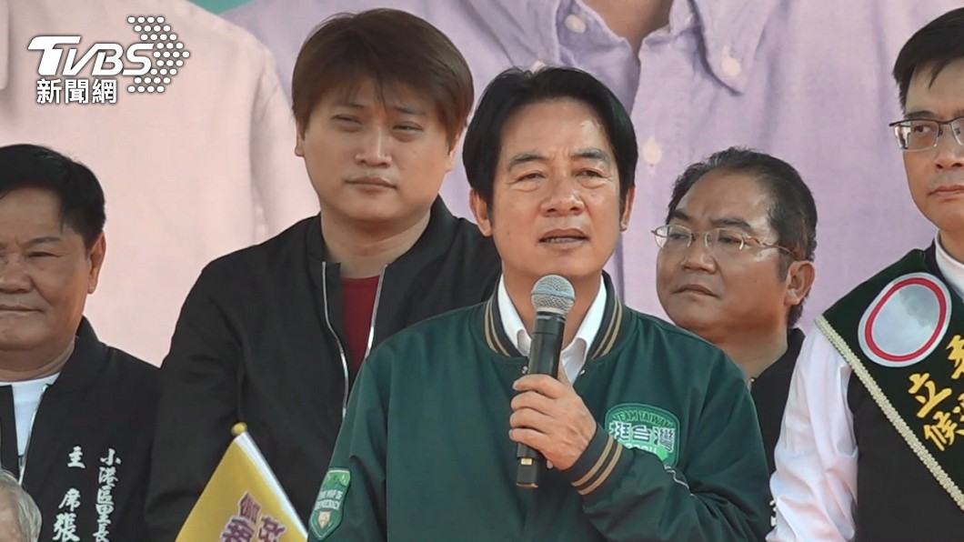 Lai cites Hong Kong’s plight in Taiwan election rally (TVBS News)
