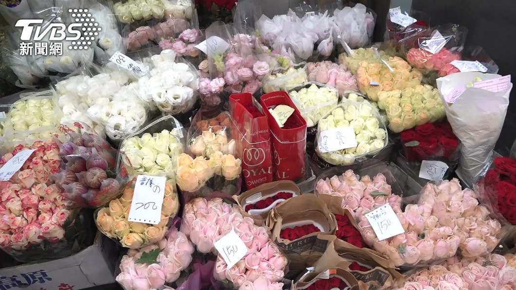 Taiwan’s flower market hit by cold weather (TVBS News)