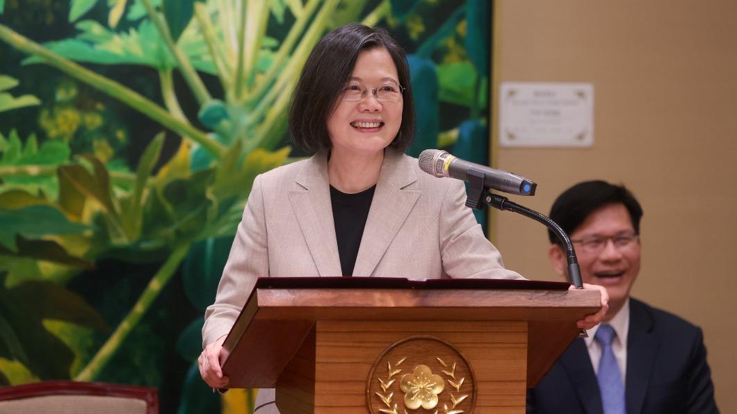 Tsai welcomes new legislative leader (Courtesy of the Presidential Office)
