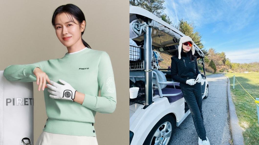 Son Ye-jin’s star power boosts golf brand (Courtesy of PIRETTI and Son Ye-jin’s instagram)