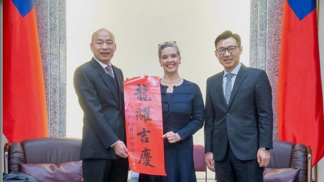 Legislative speaker Han Kuo-yu meets AIT director (Courtesy of Han Kuo-yu)