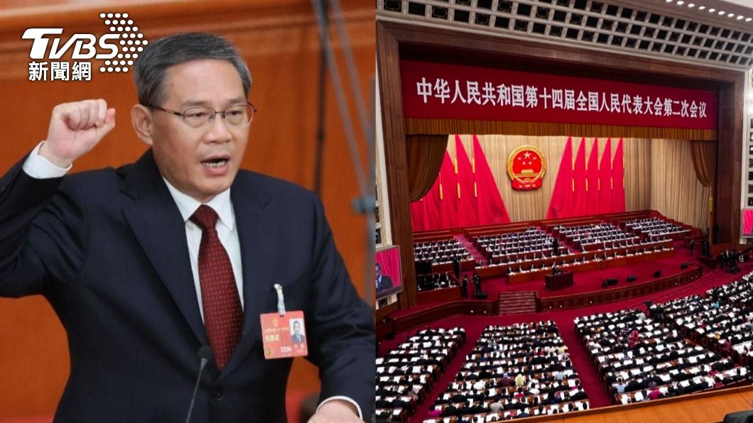 China targets 5% GDP growth in Premier Li Qiang’s report (AP/TVBS News)