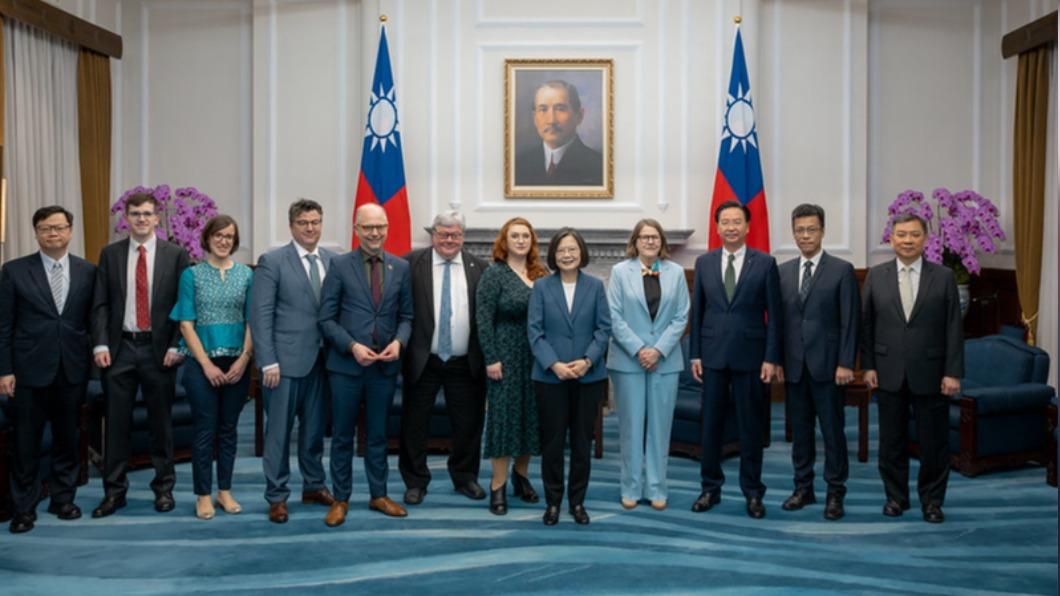 Tsai welcomes EU delegation to boost Taiwan cooperation (Courtesy of Presidential Office)