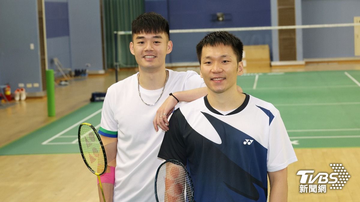 Olympic gold medalists Wang Chi-lin and Lee Yang (TVBS News)