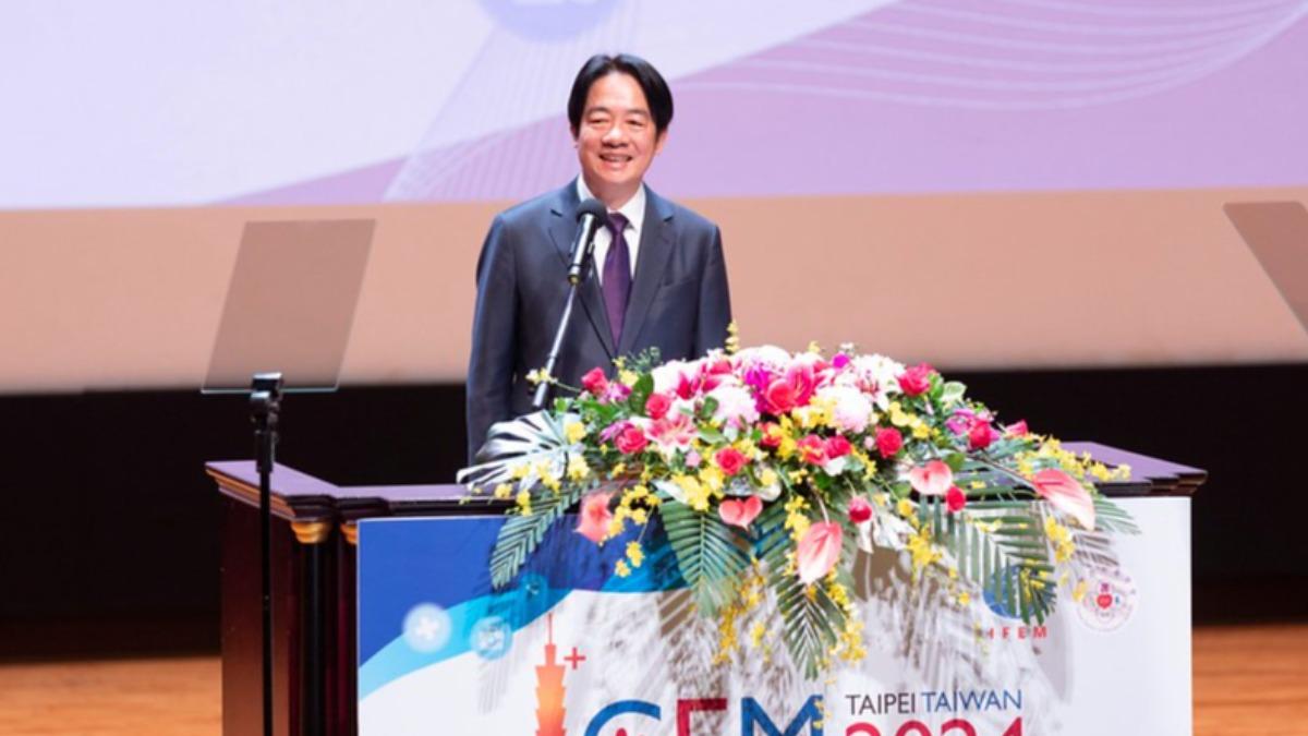 President Lai advocates for Taiwan’s WHO inclusion at ICEM (Courtesy of the Presidential Office)