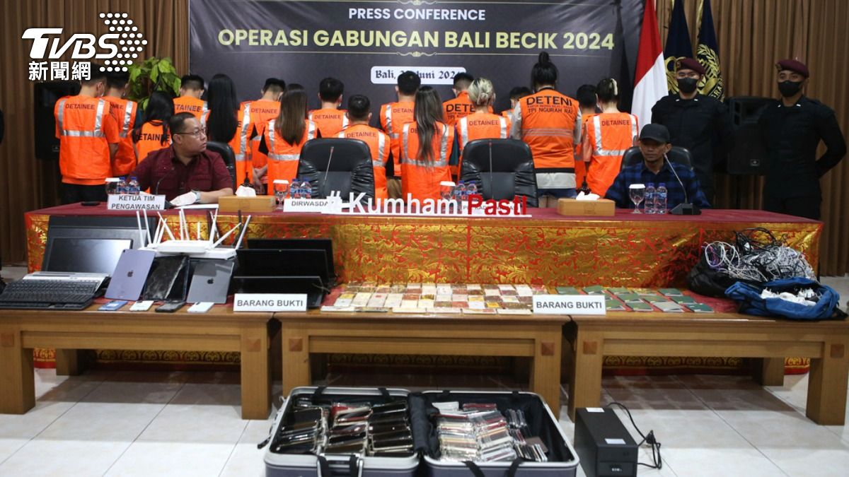 Bali arrests 103 Taiwanese for alleged cybercrime (AP)
