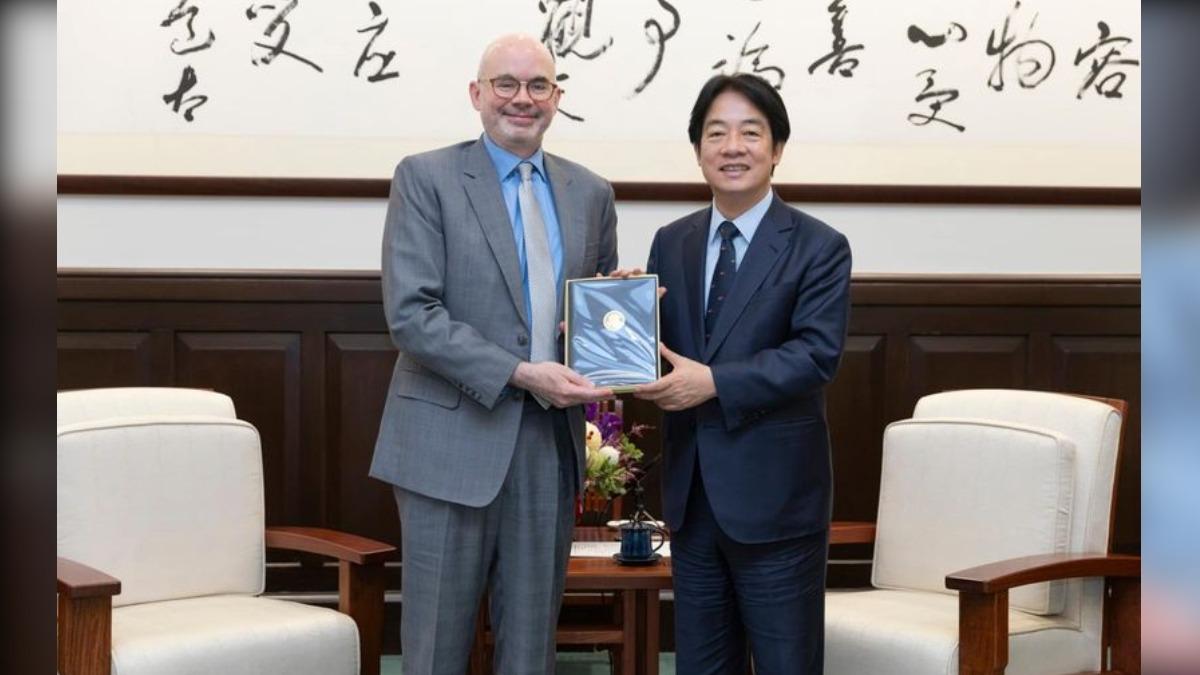AIT director meets with Lai to boost ties (Courtesy of Lai Ching-te’s Facebook)