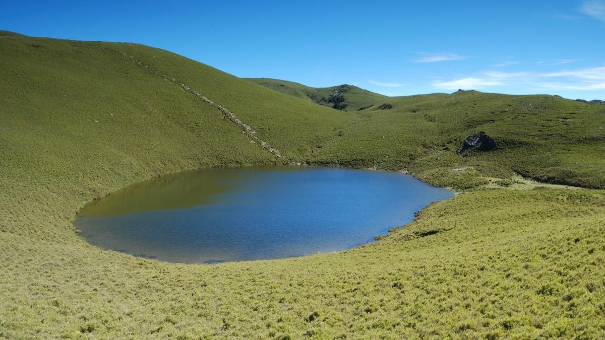 Lake Jiaming National Trail reopens after typhoon (TVBS News)