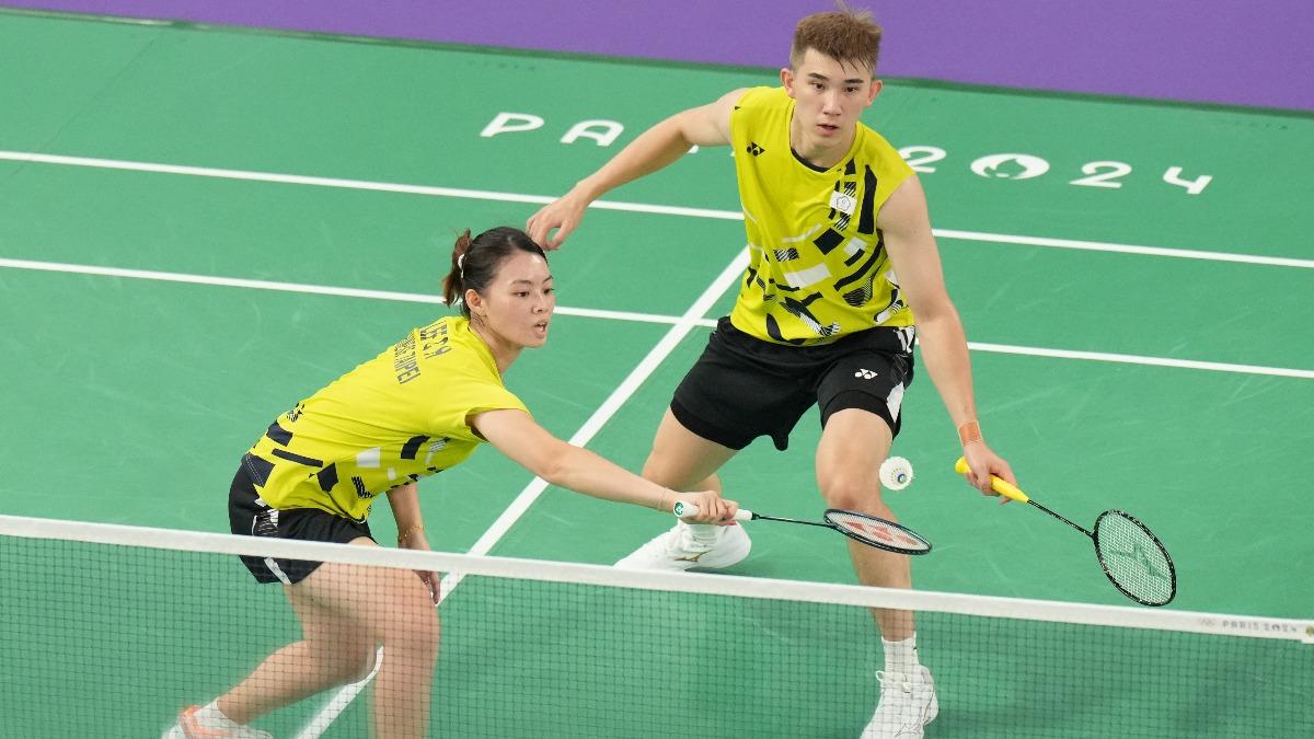 Taiwan’s mixed doubles badminton eliminated (Courtesy of Chinese Taipei Olympic Committee)