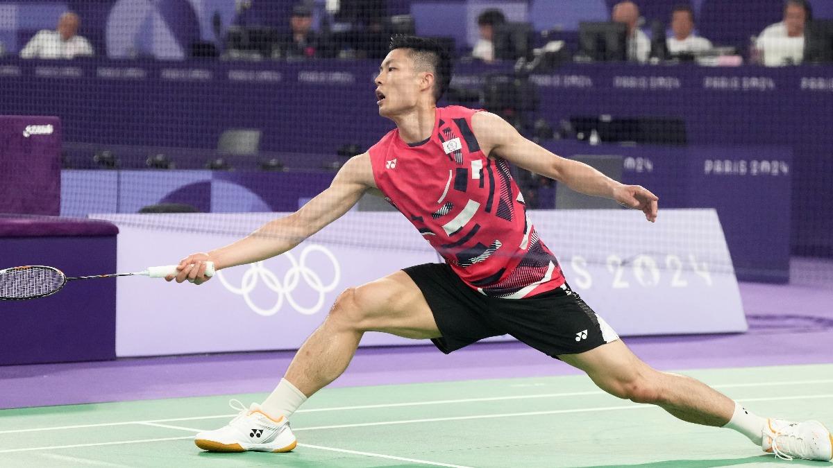 Taiwanese badminton player Chou Tien-chen (Courtesy of Chinese Taipei Olympic Committee)