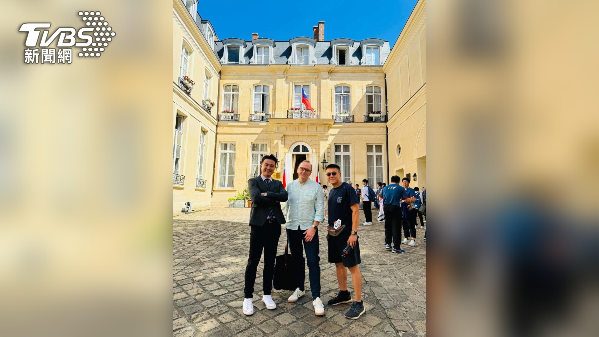 TVBS team covers Paris sports event, boosts media ties (TVBS News)