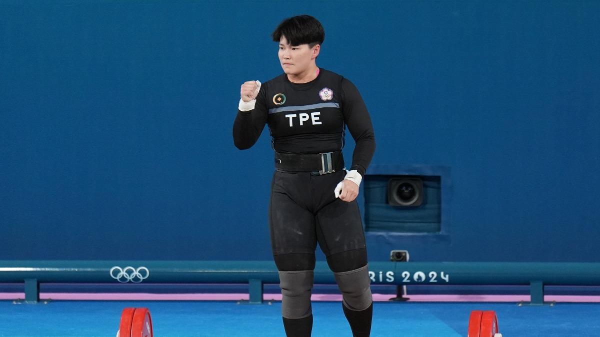 Chen Wen-huei finishes sixth in Olympic weightlifting (Courtesy of Chinese Taipei Olympic Committee)