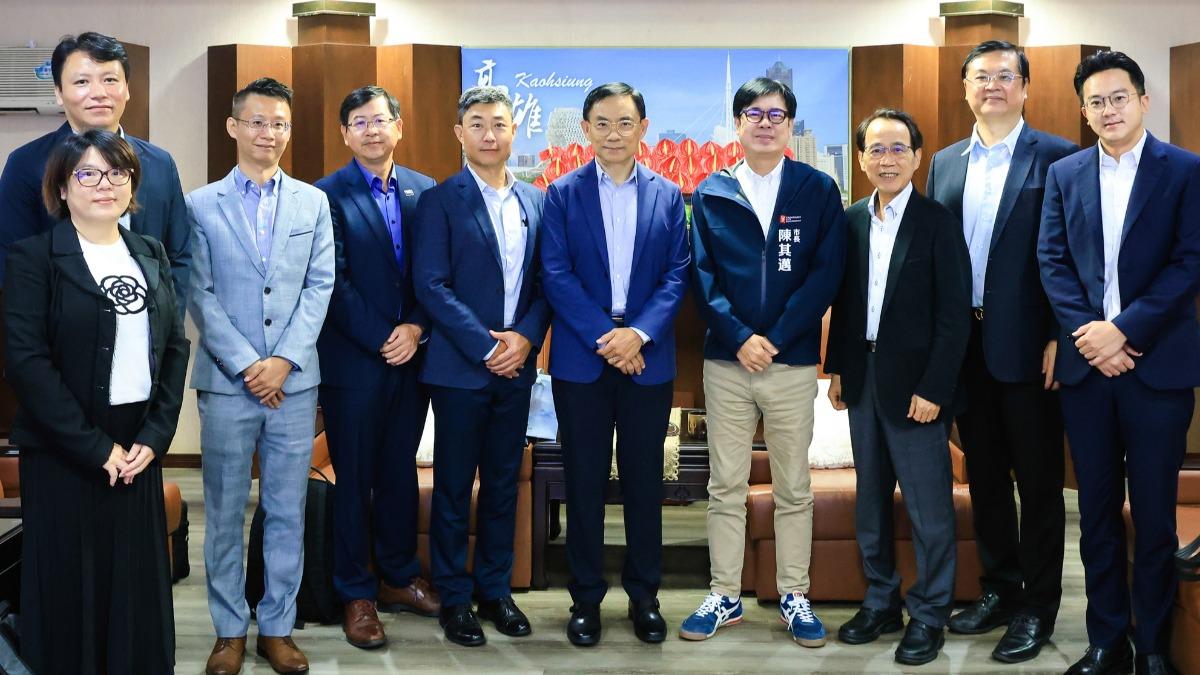 Kaohsiung, AMD discuss plans for advanced AI tech investment (Courtesy of Chen Chi-mai’s Facebook)