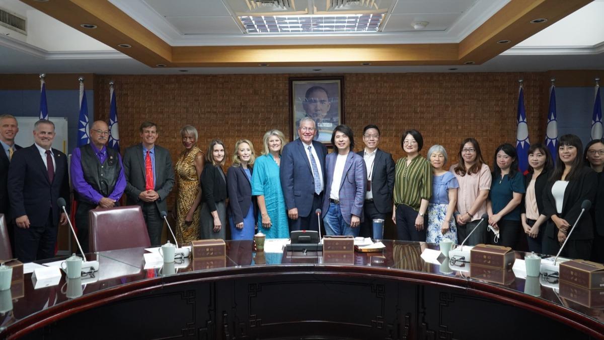 US official leads delegation to Taiwan for education talks (Courtesy of MOE)