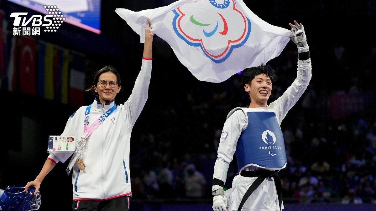 Xiao Xiang-wen wins bronze at Paralympics for Taiwan (TPG PHOTO)