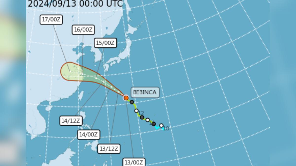 Brief showers expected in Taiwan’s northeast (Courtesy of CWA)