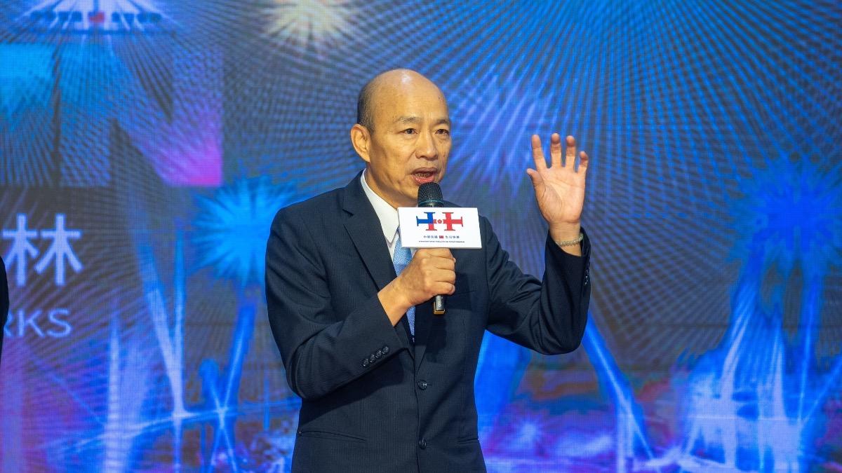 Han Kuo-yu hopes fireworks will ignite National Day spirit (Courtesy of Han