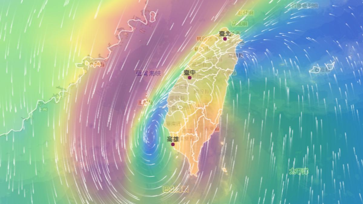 Torrential rain hits Pingtung and Taitung counties (Courtesy of CWA)