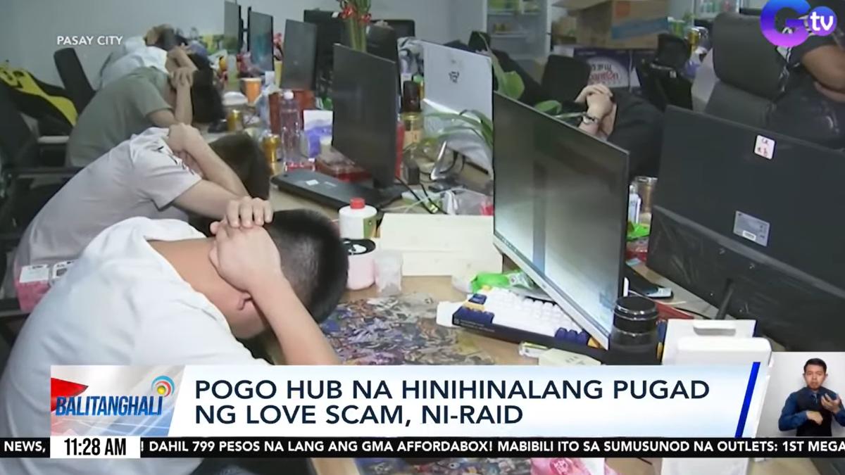 Two Taiwanese detained in Manila (Courtesy of YouTube@gmanews)