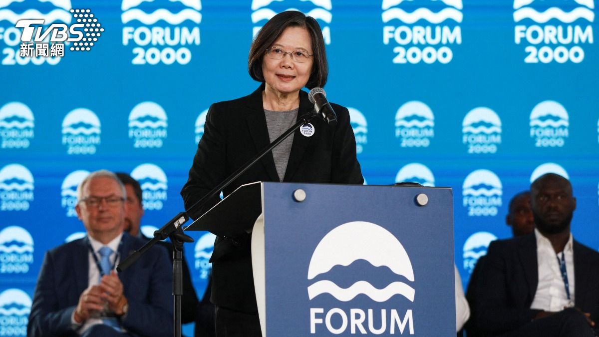 Tsai Ing-wen warns of China’s military exercises (TPG PHOTO)