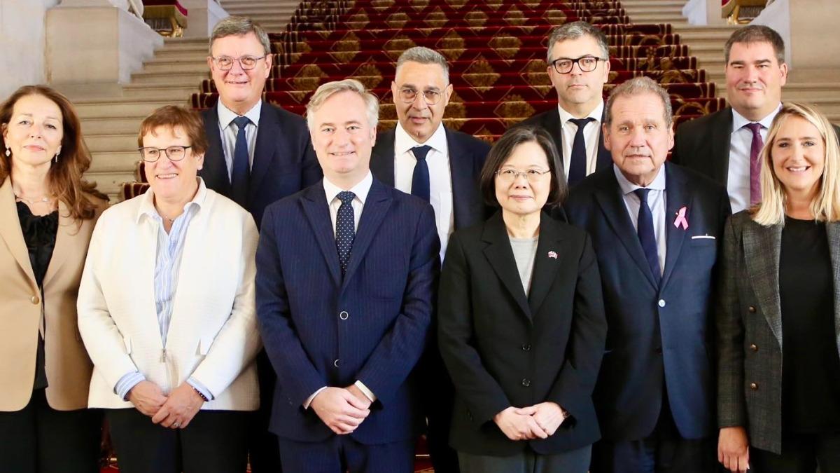 Tsai Ing-wen visits French Senate, highlights democracy (Tsai Ing-wen/FB)