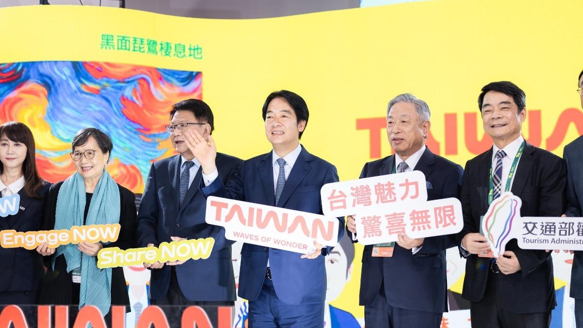 Lai highlights tourism’s soft power (Courtesy of Presidential Office)