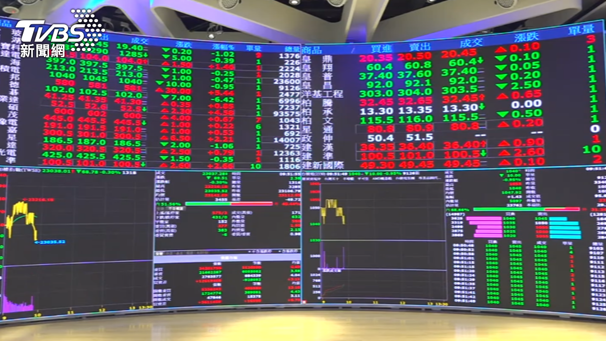 TSMC stock rises, hits NT$1,090 briefly (TVBS News)