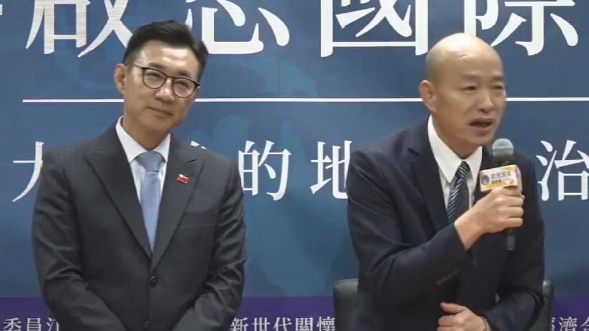 Han Kuo-yu warns of Taiwan’s challenges (Courtesy of Johnny Chiang’s Office)