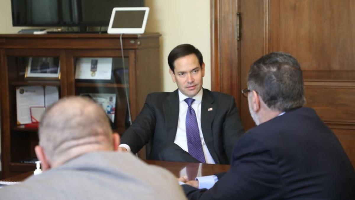 Rubio stresses Taiwan defense in hearing (Courtesy of Rubio’s FB)