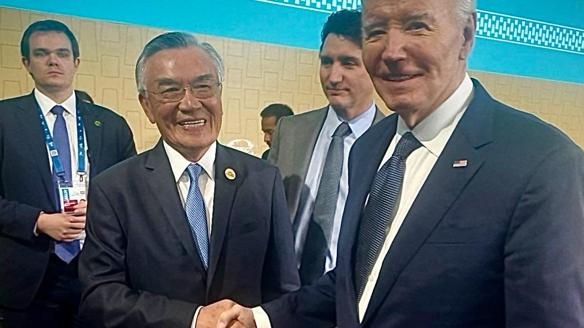 Taiwan envoy thanks Biden for bolstering relations (TVBS News)