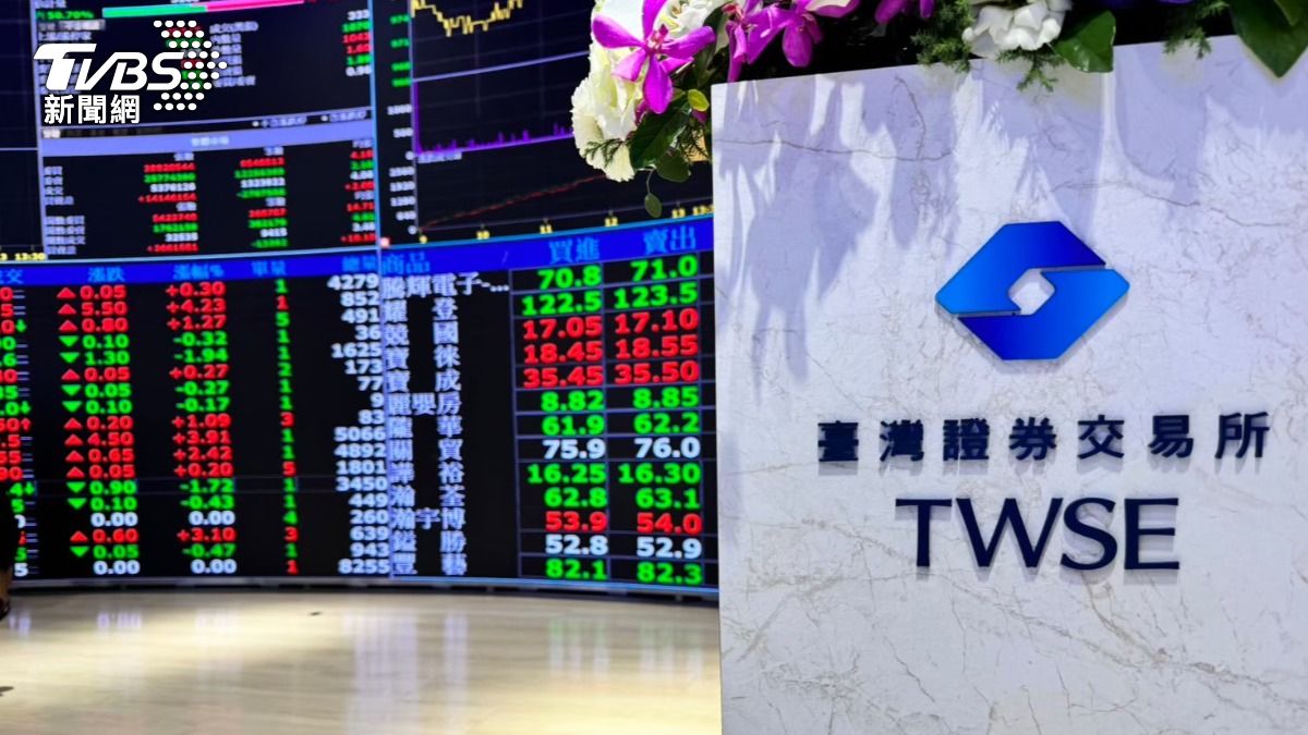 Taiwan stocks dip over 200 points (TVBS News)