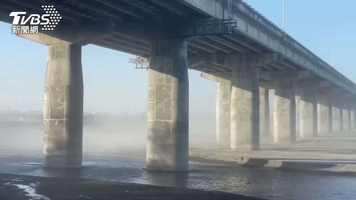 Taiwan’s air quality hits orange alert for sensitive groups (TVBS News)