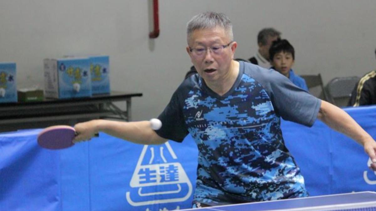 Table tennis player draws attention for Ko Wen-je likeness (Standard Chem and Pharm Co.)