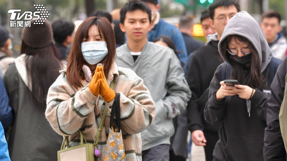 Taiwan sees temperature rise as cold air mass weakens (TVBS News)