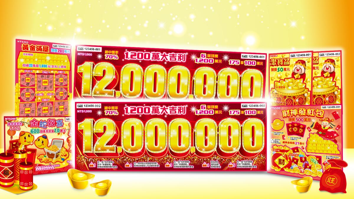 Taiwan Lottery unveils new scratch cards (Courtesy of the Taiwan Lottery)