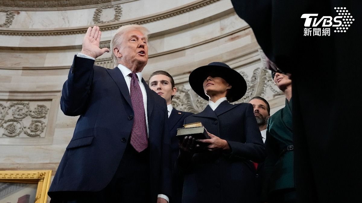Trump vows to reclaim sovereignty, restore safety (TVBS News/AP)