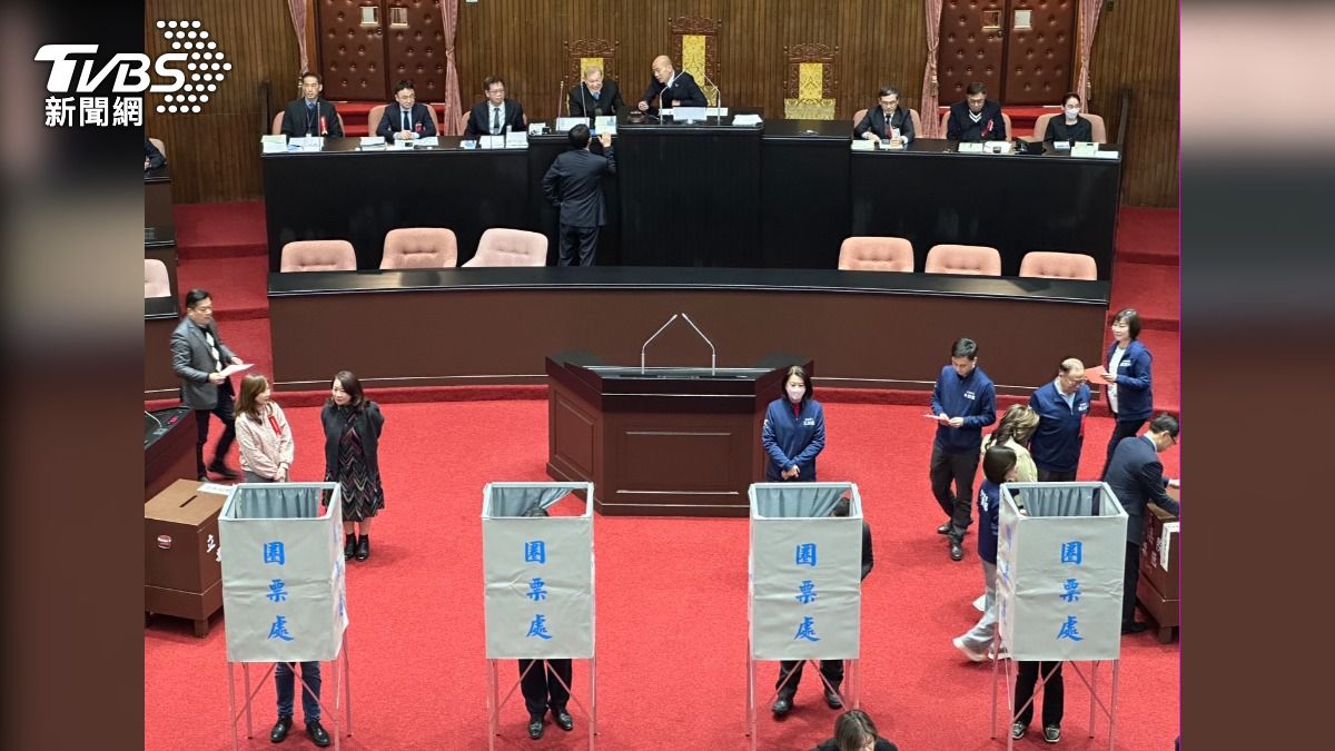 Taiwan legislators reject election act amendment proposal (TVBS News)