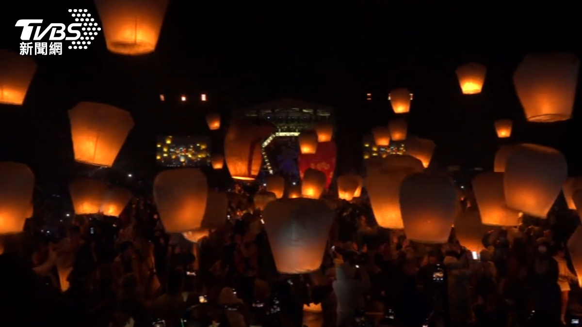 Pingxi lantern fest set for Feb. 27, March 3 (TVBS Nes)