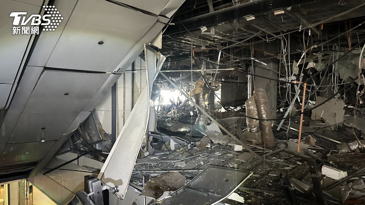 Gas smell detected before explosion (TVBS News)