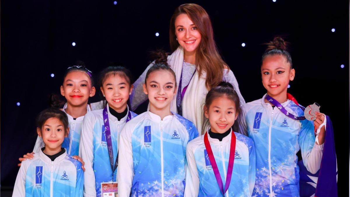 Taiwanese gymnasts win silver in Estonia (Courtesy of Bakurova’s FB)
