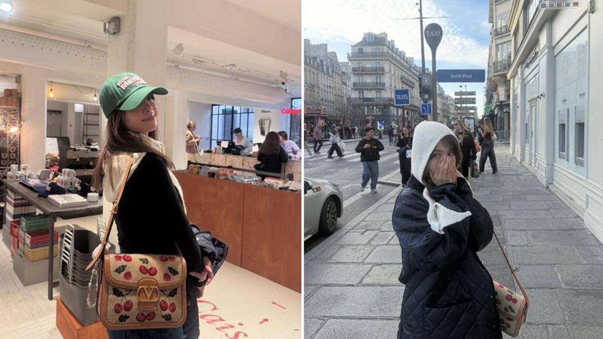 Jolin Cai charms at Paris Fashion Week (Courtesy of Cai’s IG)