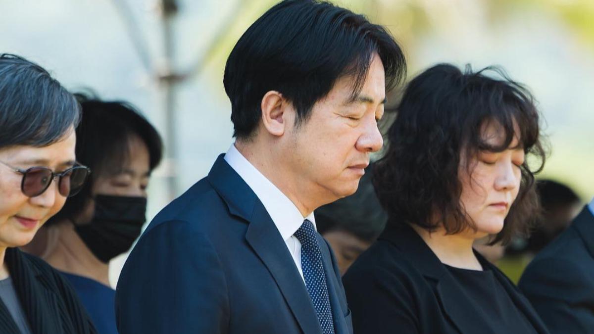 Taiwan mourns pope, stresses 83-year diplomatic ties (Courtesy of Lai Ching-te