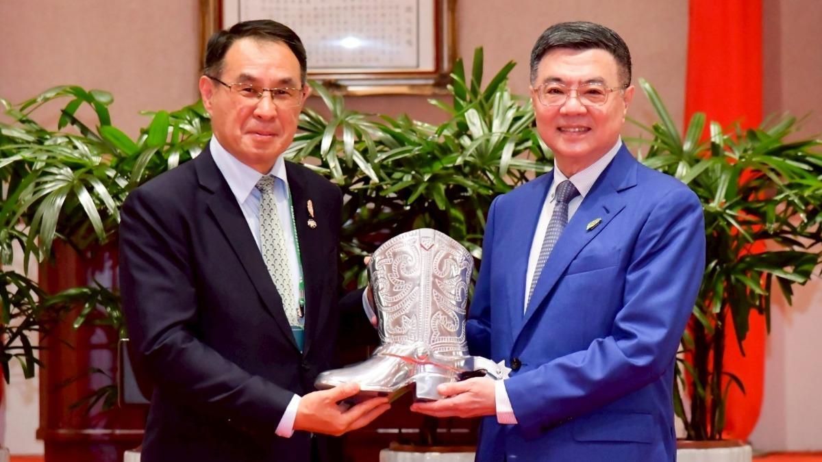 Cho voices concerns over Taiwan status (Courtesy of the Executive Yuan)