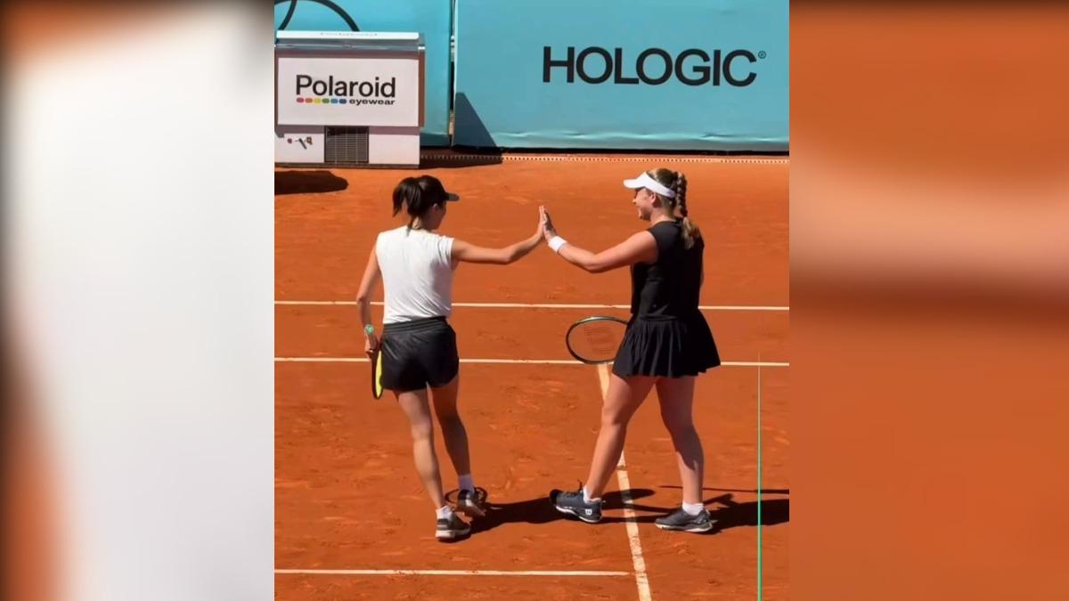 Hsieh, Ostapenko reach Madrid quarters (Courtesy of Hsieh Su-wei’s Facebook)