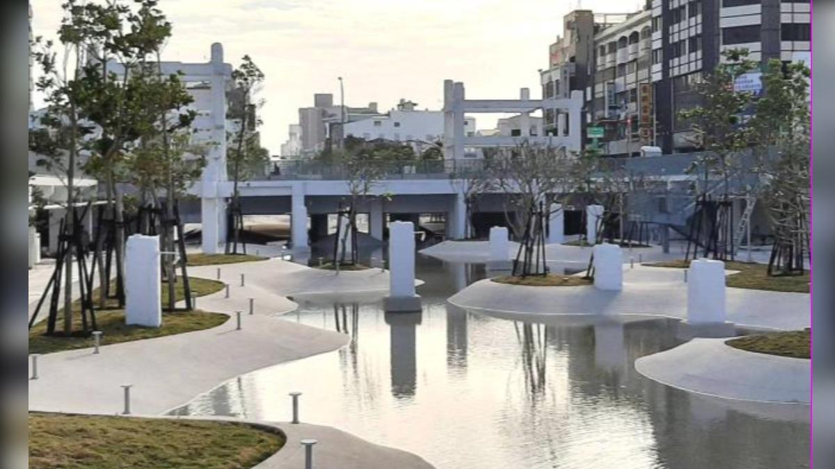 Tainan unveils love wishing pool (Courtesy of Tainan City Government)