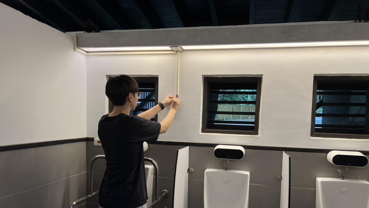 Hsinchu installs restroom sensors (Courtesy of Hsinchu City)